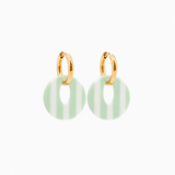 BOUCLES ALLEGRA - avec ou sans anneaux (9  coloris)