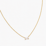Collier Viareggio, cristal rectangulaire en acier inoxydable