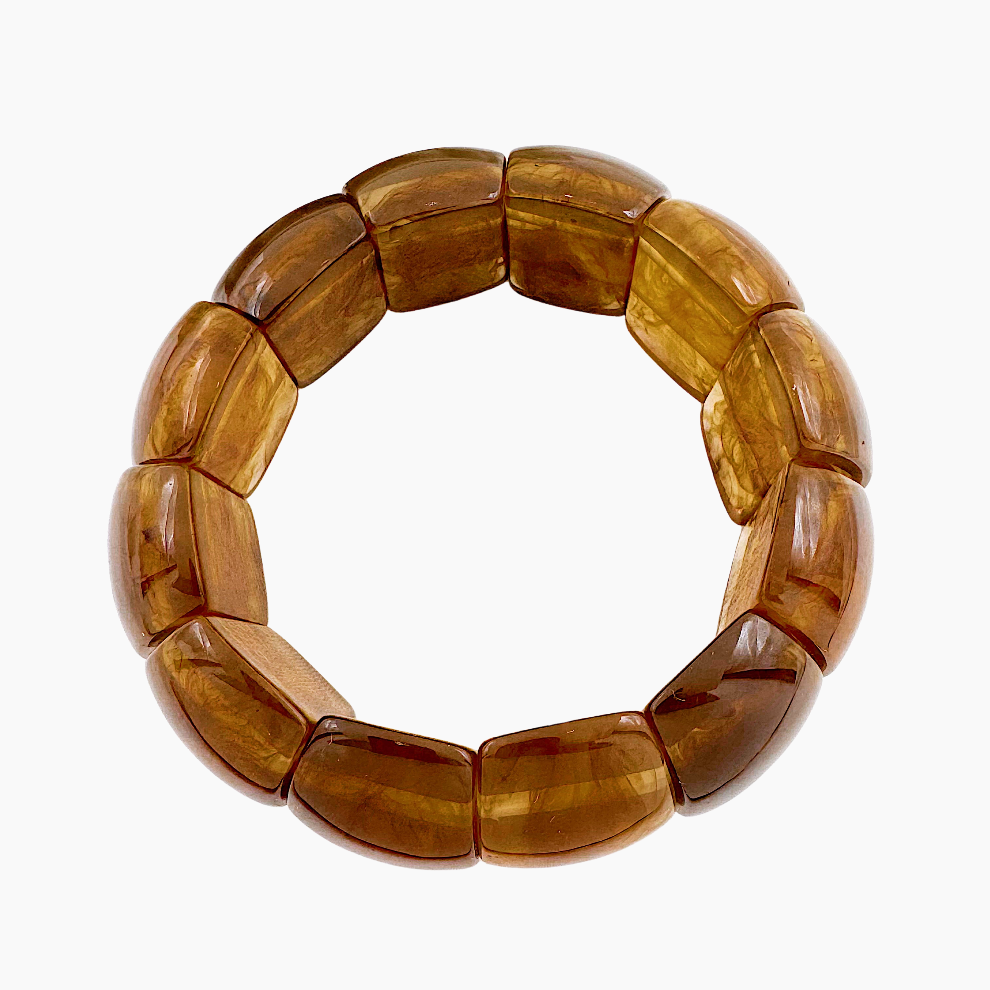 Bracelet Ciro, grandes perles en acétate