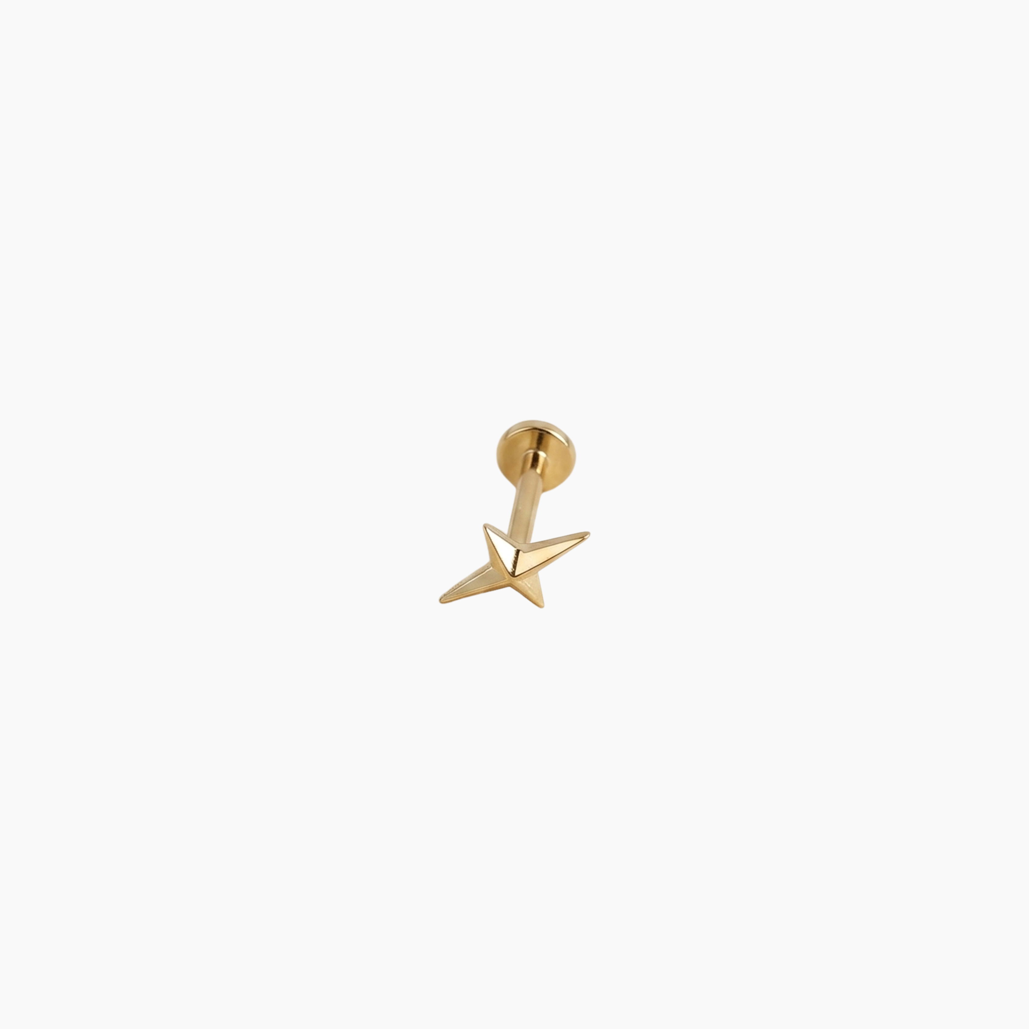 Piercing Kaldora, motif étoile, titane